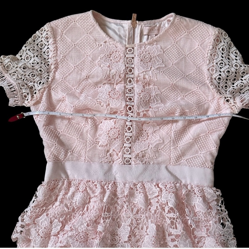 Ted baker Elegant Pink Lace Dress - Picture 4 of 10